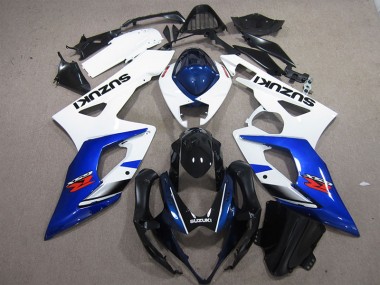Carénages Moto Suzuki GSXR 1000 K5 05-06 - Blanc Bleu