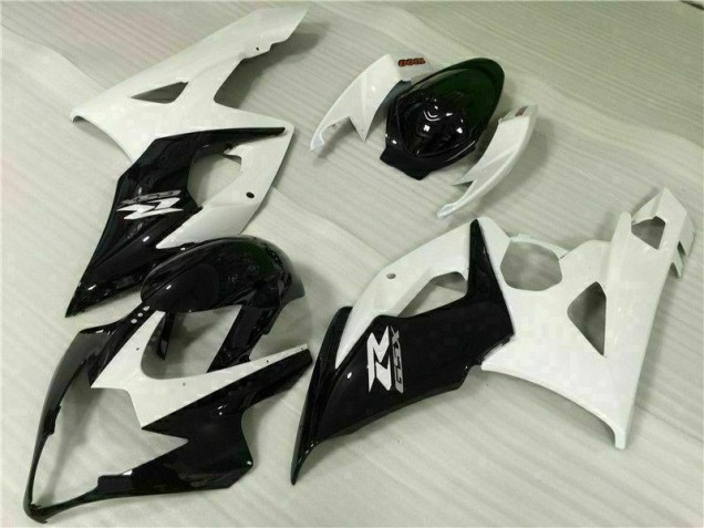 Carénages Moto Suzuki GSXR 1000 K5 05-06 - Blanc Noir Carénages Moto Suzuki GSXR 1000 K5 05-06 - Blanc Noir