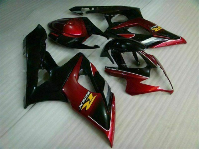 Carénages Moto Suzuki GSXR 1000 K5 05-06 - Rouge Noir