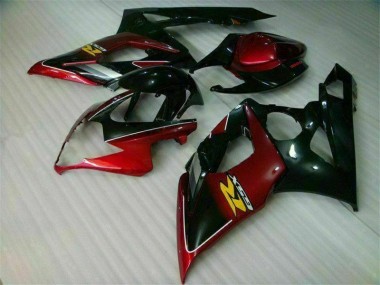 Carénages Moto Suzuki GSXR 1000 K5 05-06 - Rouge Noir