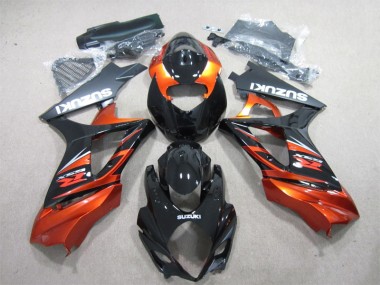 Carénages Moto Suzuki GSXR 1000 K7 07-08 - Noir Orange