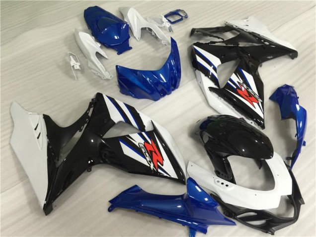 Carénages Moto Suzuki GSXR 1000 K9 09-16 - Blanc Bleu Noir Carénages Moto Suzuki GSXR 1000 K9 09-16 - Blanc Bleu Noir