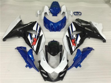 Carénages Moto Suzuki GSXR 1000 K9 09-16 - Blanc Bleu Noir