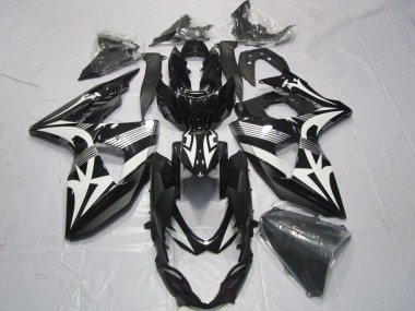 Carénages Moto Suzuki GSXR 1000 K9 09-16 - Noir Blanc