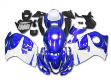 Carénages Moto Suzuki GSXR 1300 Hayabusa 08-19 - Bleu Blanc