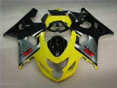 Carénages Moto Suzuki GSXR 600 / 750 K4 04-05 - Jaune Noir