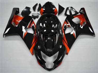 Carénages Moto Suzuki GSXR 600 / 750 K4 04-05 - Orange Noir