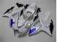 Carénages Moto Suzuki GSXR 600 / 750 K6 06-07 - Blanc Bleu Carénages Moto Suzuki GSXR 600 / 750 K6 06-07 - Blanc Bleu