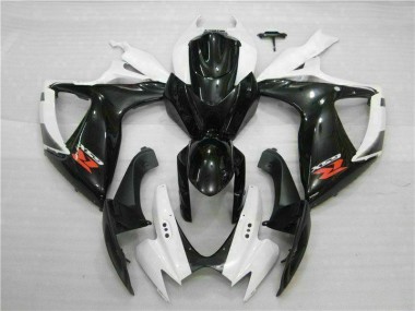 Carénages Moto Suzuki GSXR 600 / 750 K6 06-07 - Blanc Noir