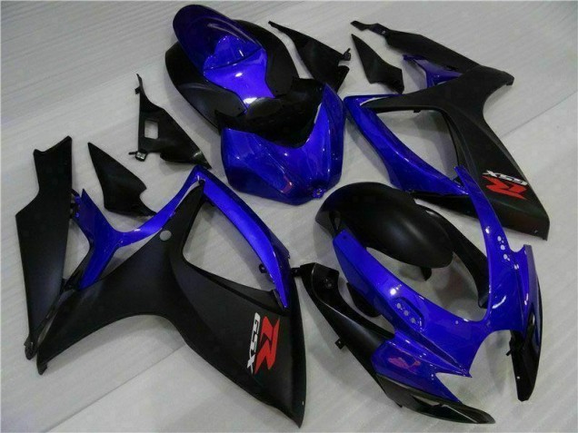 Carénages Moto Suzuki GSXR 600 / 750 K6 06-07 - Bleu Noir Carénages Moto Suzuki GSXR 600 / 750 K6 06-07 - Bleu Noir