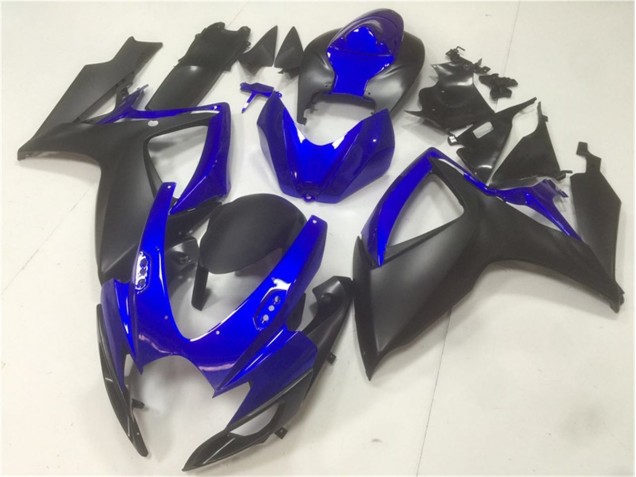 Carénages Moto Suzuki GSXR 600 / 750 K6 06-07 - Noir Bleu