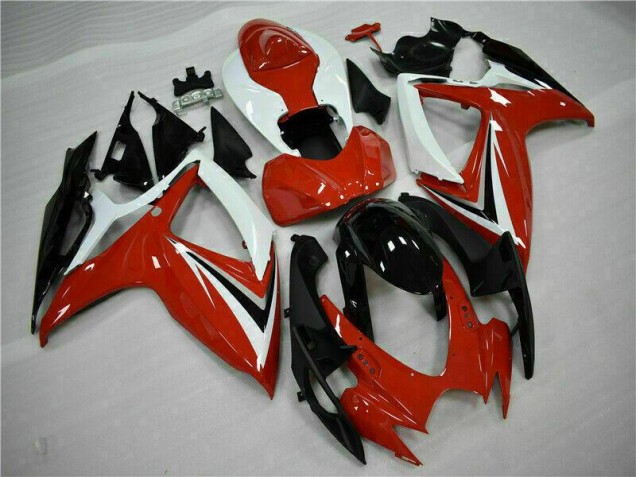 Carénages Moto Suzuki GSXR 600 / 750 K6 06-07 - Rouge Blanc Carénages Moto Suzuki GSXR 600 / 750 K6 06-07 - Rouge Blanc