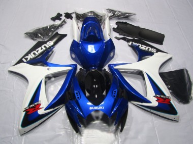 Carénages Moto Suzuki GSXR 600 K6 06-07 - Bleu Blanc
