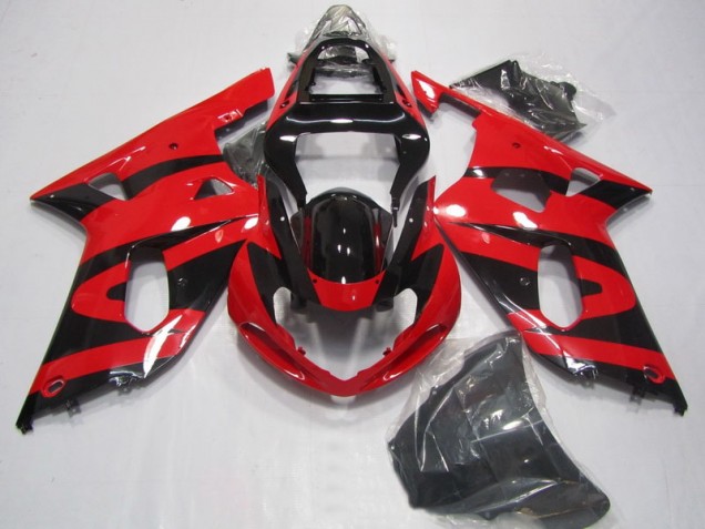 Carénages Moto Suzuki GSXR 750 K1 K2 K3 01-03 - Noir Rouge Carénages Moto Suzuki GSXR 750 K1 K2 K3 01-03 - Noir Rouge