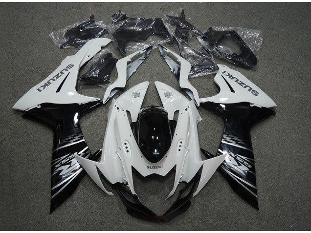 Carénages Moto Suzuki GSXR 750 K11 11-24 - Blanc Noir Carénages Moto Suzuki GSXR 750 K11 11-24 - Blanc Noir