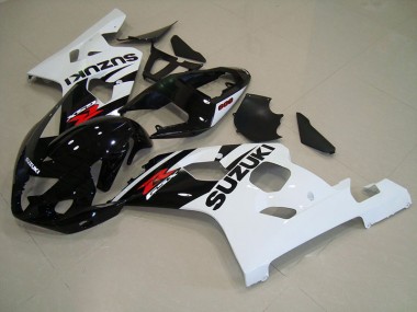 Carénages Moto Suzuki GSXR 750 K4 04-05 - Noir Blanc