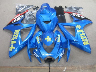 Carénages Moto Suzuki GSXR 750 K6 06-07 - Bleu Jaune Rizla