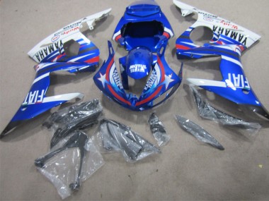 Carénages Moto Yamaha R1 02-03 - Bleu Blanc Motul Fiat