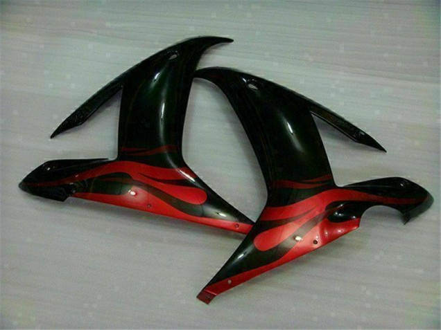 Carénages Moto Yamaha R1 02-03 - Noir Rouge