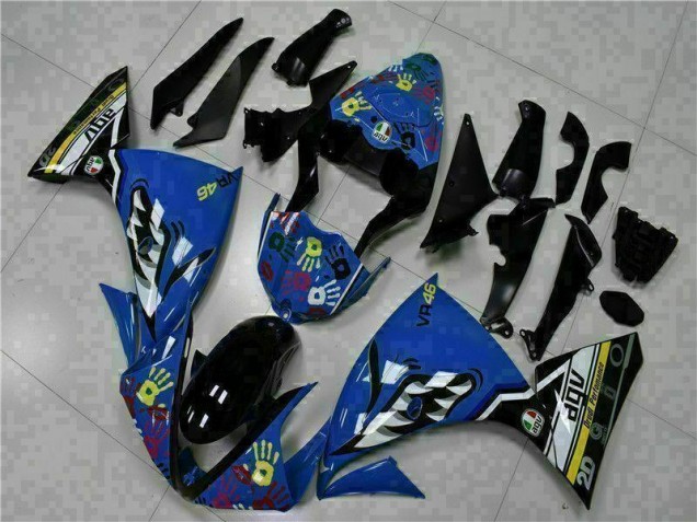 Carénages Moto Yamaha R1 09-11 - Bleu