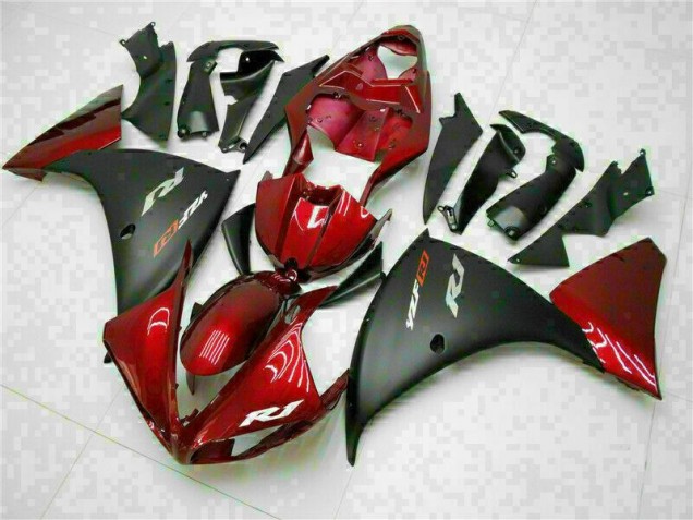 Carénages Moto Yamaha R1 09-11 - Rouge Noir Carénages Moto Yamaha R1 09-11 - Rouge Noir