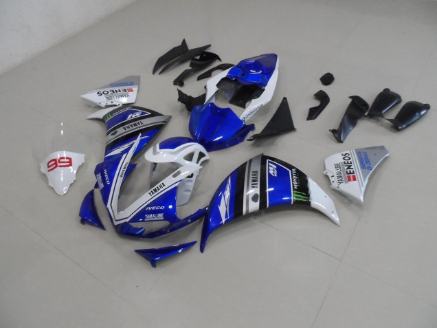 Carénages Moto Yamaha R1 12-14 - Bleu Blanc Carénages Moto Yamaha R1 12-14 - Bleu Blanc