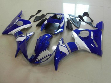 Carénages Moto Yamaha R6 03-05 - Bleu Blanc