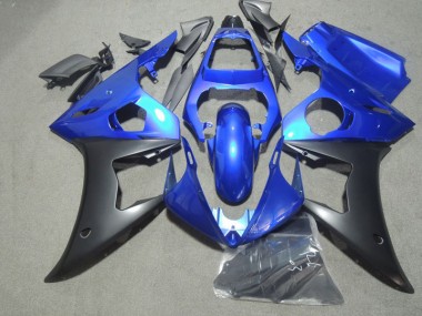 Carénages Moto Yamaha R6 03-05 - Bleu Noir