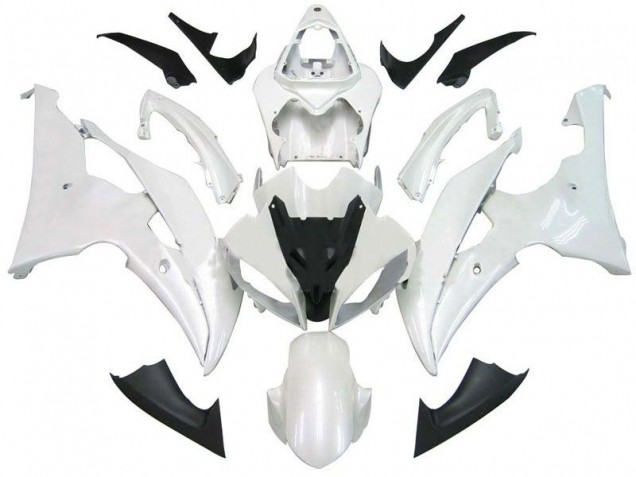 Carénages Moto Yamaha R6 08-16 - Blanc Nacré Carénages Moto Yamaha R6 08-16 - Blanc Nacré