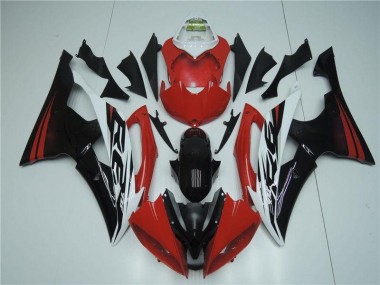 Carénages Moto Yamaha R6 08-16 - Rouge Blanc