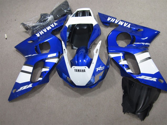 Carénages Moto Yamaha R6 98-02 - Bleu Blanc Carénages Moto Yamaha R6 98-02 - Bleu Blanc