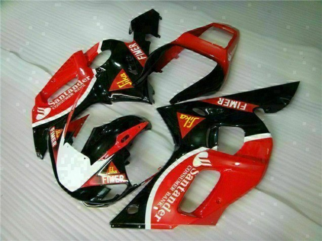 Carénages Moto Yamaha R6 98-02 - Rouge Noir