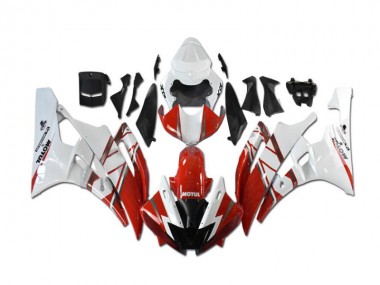 Carénages Moto de Rechange Yamaha R6 06-07 - Rouge Blanc