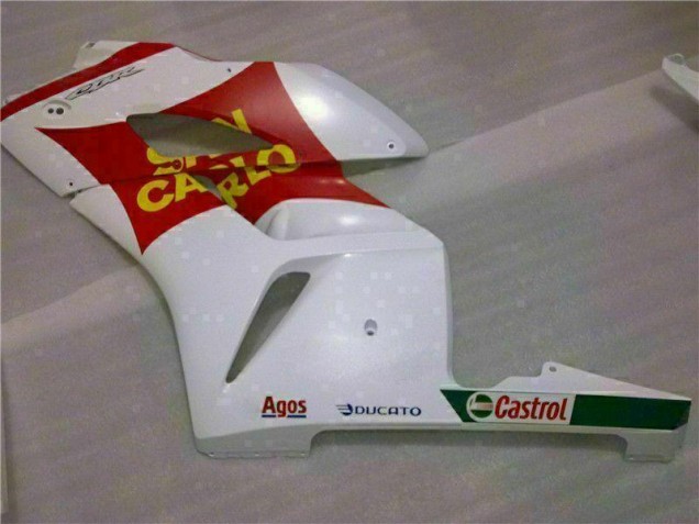 Carrosserie Moto Honda CBR 1000 RR 04-05 - Blanc Rouge Carrosserie Moto Honda CBR 1000 RR 04-05 - Blanc Rouge