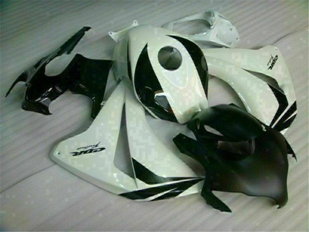 Carrosserie Moto Honda CBR 1000 RR 08-11 - Blanc Noir Carrosserie Moto Honda CBR 1000 RR 08-11 - Blanc Noir