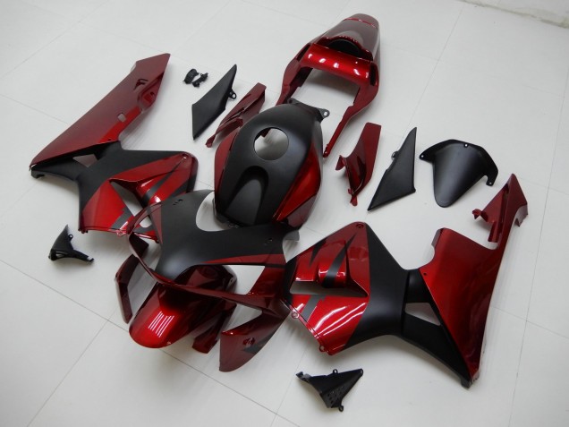 Carrosserie Moto Honda CBR 600 RR 03-04 - Rouge Noir Carrosserie Moto Honda CBR 600 RR 03-04 - Rouge Noir