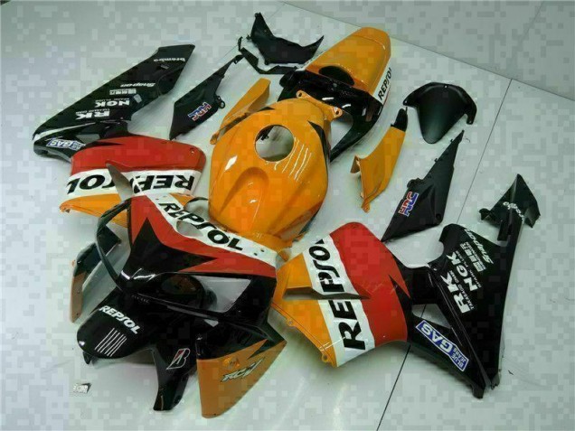 Carrosserie Moto Honda CBR 600 RR 05-06 - Orange Noir Repsol Carrosserie Moto Honda CBR 600 RR 05-06 - Orange Noir Repsol