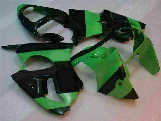 Carrosserie Moto Kawasaki ZX6R 00-02 - Vert Noir Carrosserie Moto Kawasaki ZX6R 00-02 - Vert Noir