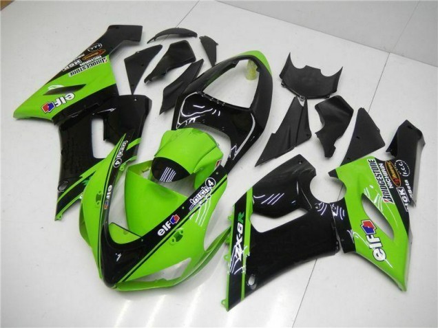 Carrosserie Moto Kawasaki ZX6R 05-06 - Vert Carrosserie Moto Kawasaki ZX6R 05-06 - Vert