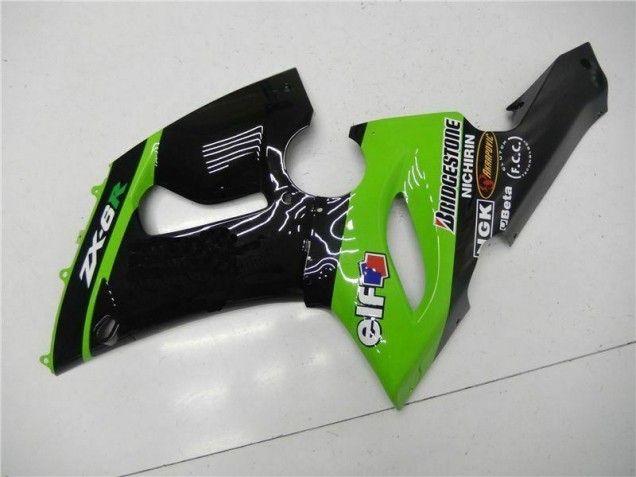 Carrosserie Moto Kawasaki ZX6R 05-06 - Vert Carrosserie Moto Kawasaki ZX6R 05-06 - Vert