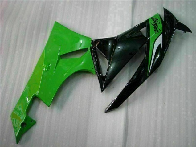 Carrosserie Moto Kawasaki ZX6R 09-12 - Noir Vert Carrosserie Moto Kawasaki ZX6R 09-12 - Noir Vert