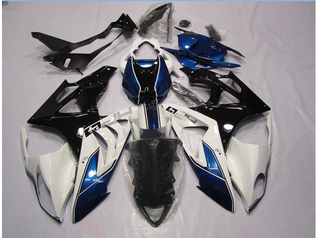 Carrosserie Moto BMW S1000RR 09-14 - Blanc Bleu