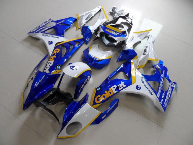 Carrosserie Moto BMW S1000RR 09-14 - Bleu Blanc GoldBet