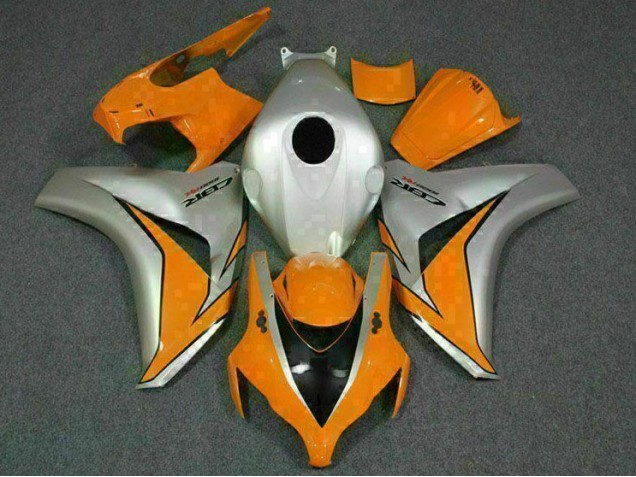 Carrosserie Moto Honda CBR 1000 RR 08-11 - Orange Argent Carrosserie Moto Honda CBR 1000 RR 08-11 - Orange Argent