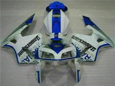 Carrosserie Moto Honda CBR 600 RR 05-06 - Blanc Bleu