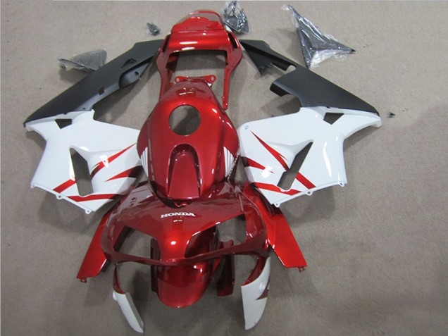 Carrosserie Moto Honda CBR 600 RR 05-06 - Rouge Blanc Carrosserie Moto Honda CBR 600 RR 05-06 - Rouge Blanc