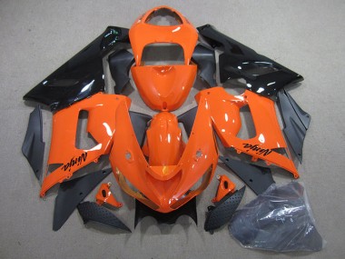 Carrosserie Moto Kawasaki ZX6R 05-06 - Orange Noir Ninja
