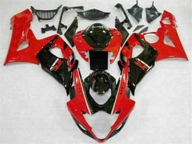 Carrosserie Moto Suzuki GSXR 1000 K5 05-06 - Rouge Noir
