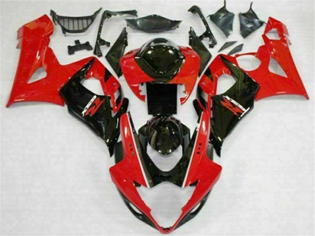 Carrosserie Moto Suzuki GSXR 1000 K5 05-06 - Rouge Noir Carrosserie Moto Suzuki GSXR 1000 K5 05-06 - Rouge Noir