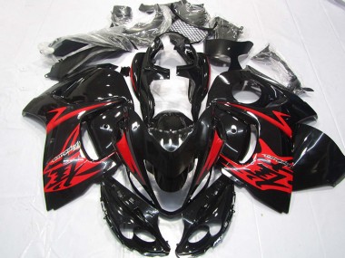 Carrosserie Moto Suzuki GSXR 1300 Hayabusa 08-19 - Noir Rouge